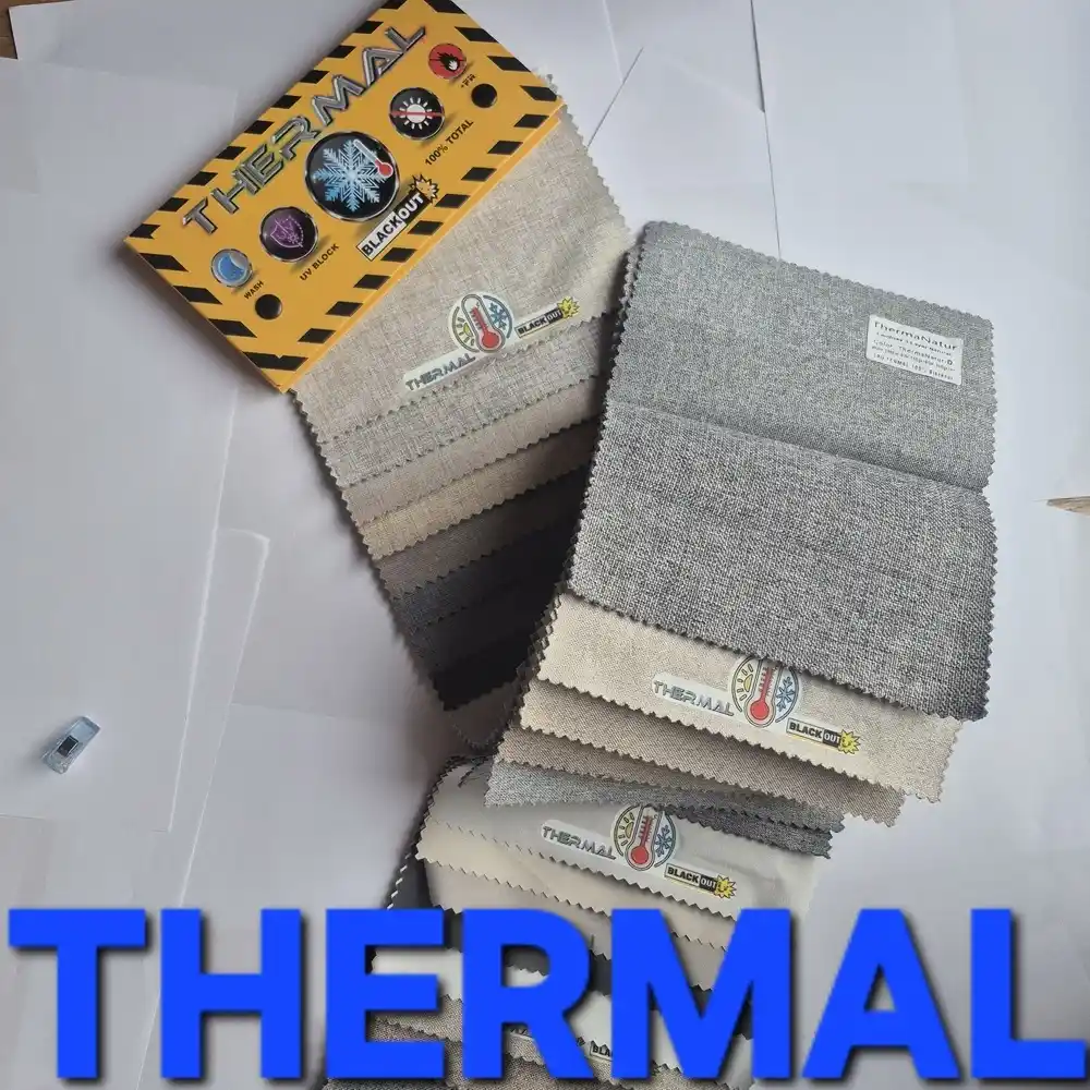 Termal Keten Blackout Karartma Perde Kartelası