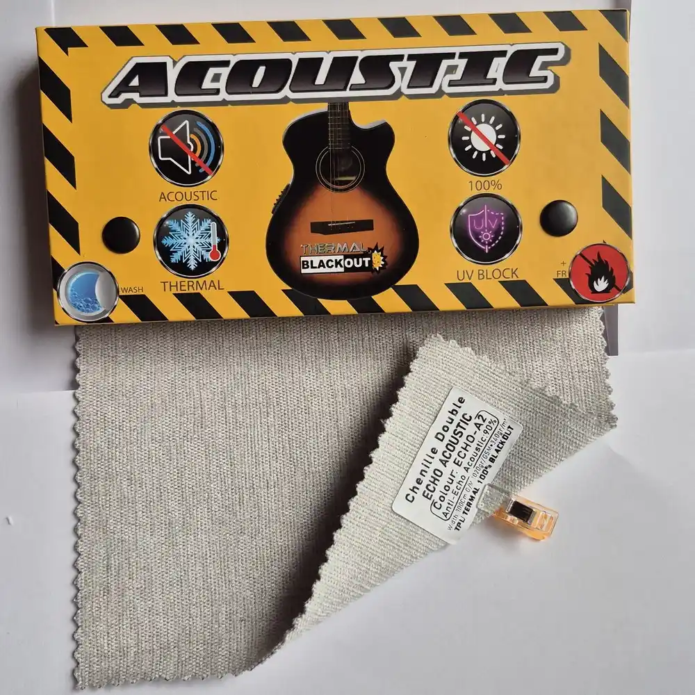 Akustik Şönil Blackout Karartma Perde Kartelası